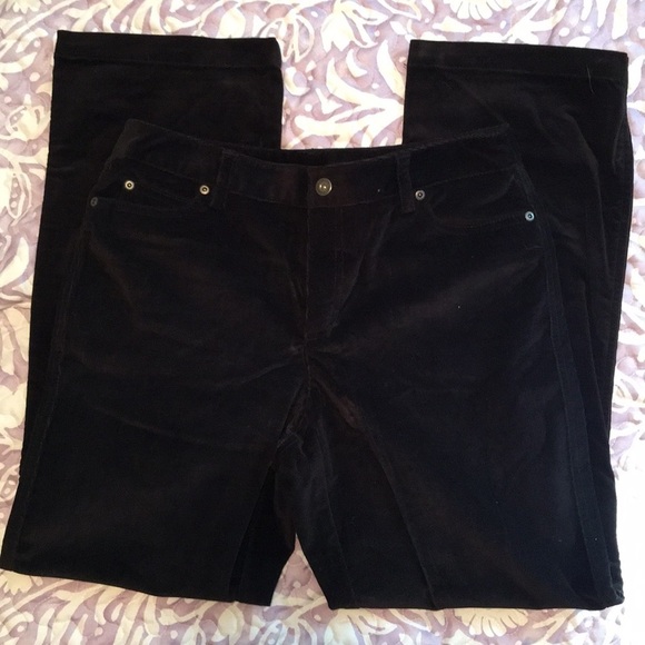Rafaella Petites Black Corduroy Jeans 10P - Picture 1 of 4